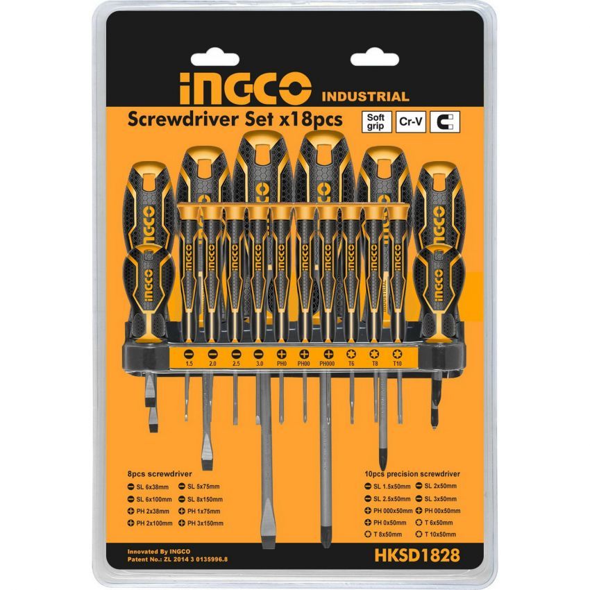 1 INGCO 18 Pieces Screwdrivers Set in Pakistan